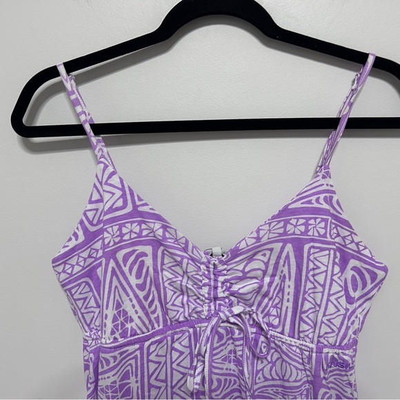 O’Neill Lavender Patterned Summer Maxi Dress Women's Size XL Resort Beach *READ* - Picture 3 of 12